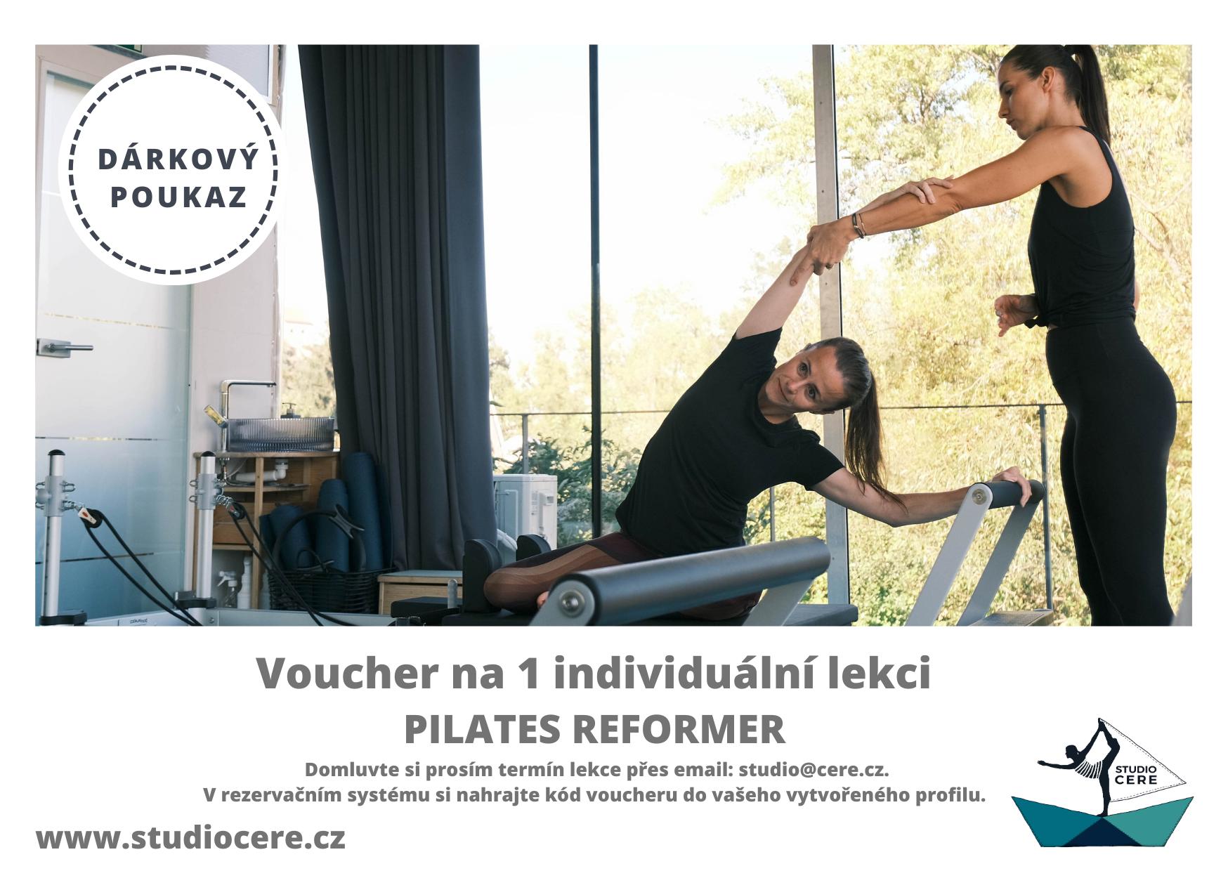 Voucher REFORMER INDIVIDUÁLNÍ LEKCE